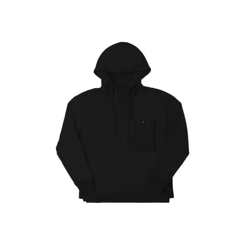 TEN C Long Sleeved Drawstring Hoodie-0
