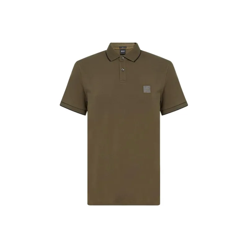 HUGO BOSS I Am The Lord Polo Shirts Men Army Green-0