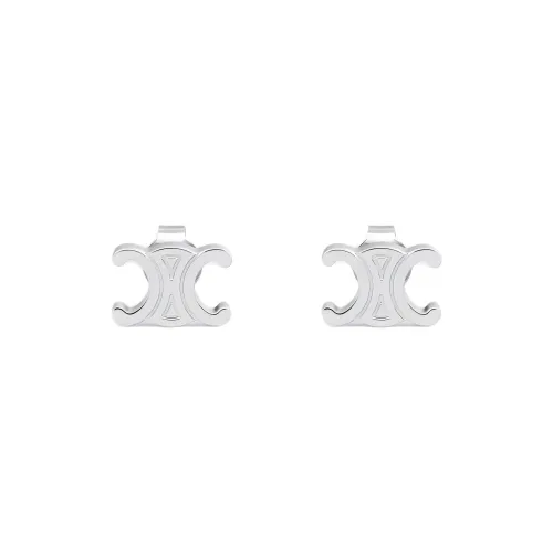 CELINE Triomphe Studs In Brass