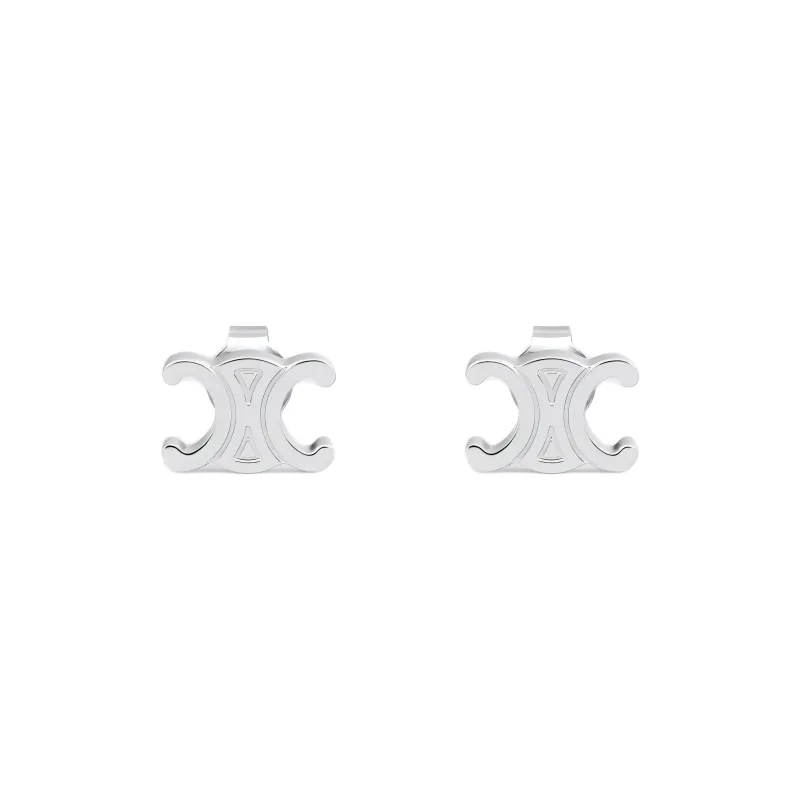 CELINE Triomphe Studs In Brass-0