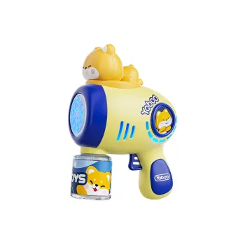 Yimi Cute Shiba Inu Bubble Machine, Fully Automatic Handheld Gatling Style Toys