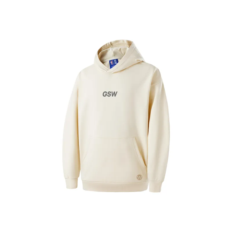 NBA Golden State Warriors Sweatshirts Unisex Beige-0