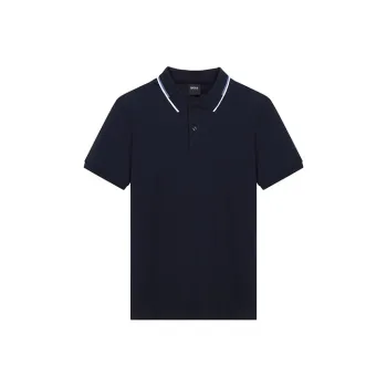 HUGO BOSS Polo Shirts Men Dark Blue