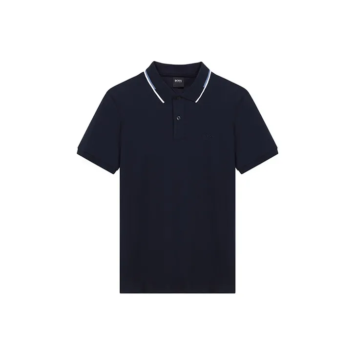 HUGO BOSS Polo Shirts Men Dark Blue-0