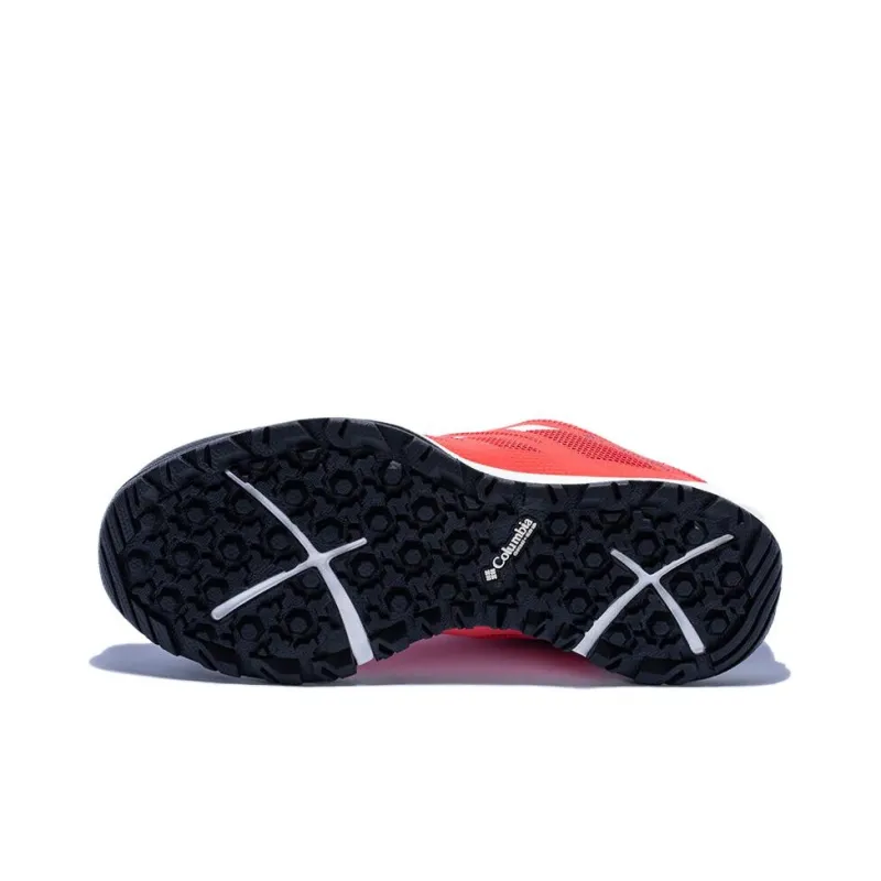 Columbia Vapor Vent Anti Slip Wear Resistant Low Top Hiking Shoes Women's Red Black-4