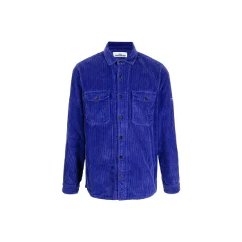 STONE ISLAND Shirts Men Blue