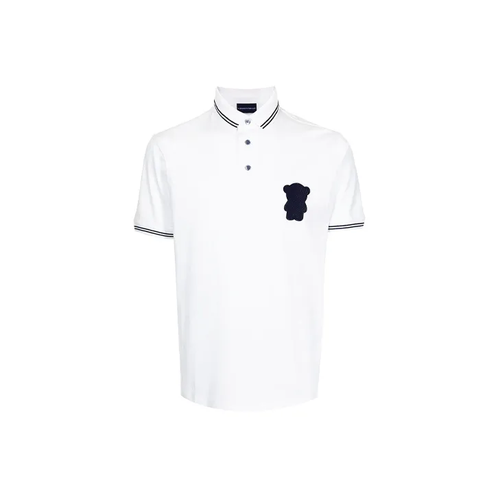 EMPORIO ARMANI Polo Shirts Men White-0