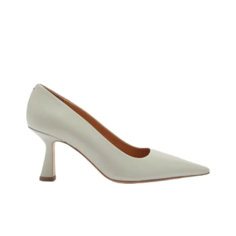 Aeyde Zandra Slim Heel High Heels 7.5 Cm Women's Beige-1