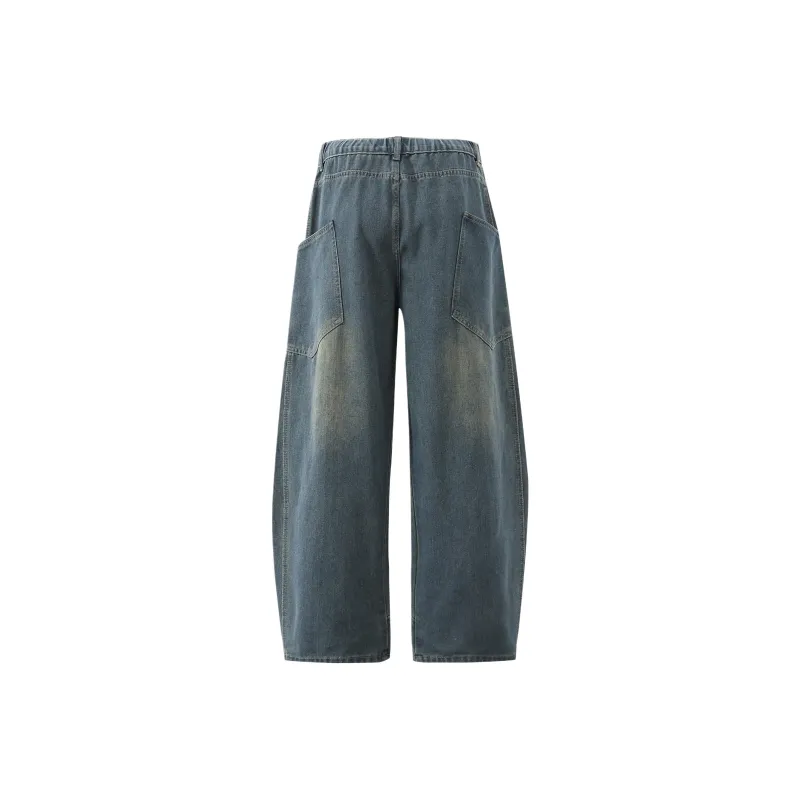 FAX FOR FMACM Jeans Unisex Distressed White Black-5