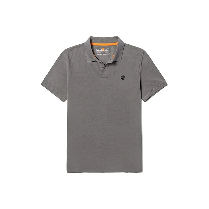 Timberland Polo Shirt Men's Gray-0