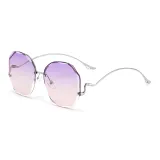 Silver Frame with Gray Top Pink Bottom[222103-C1]