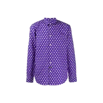 KENZO Shirts Men Purple