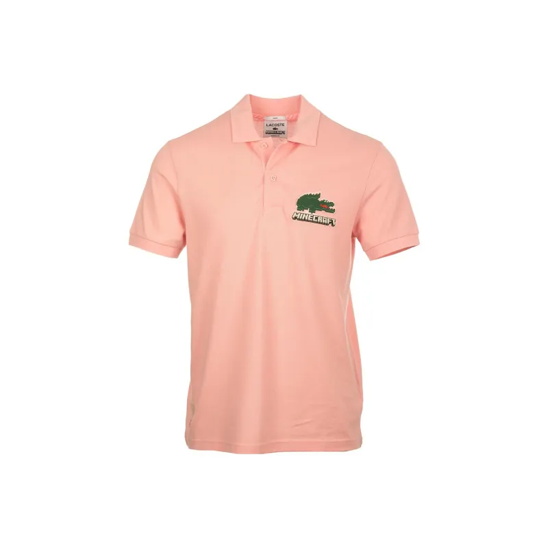 LACOSTE Polo Shirts Men Pink-0