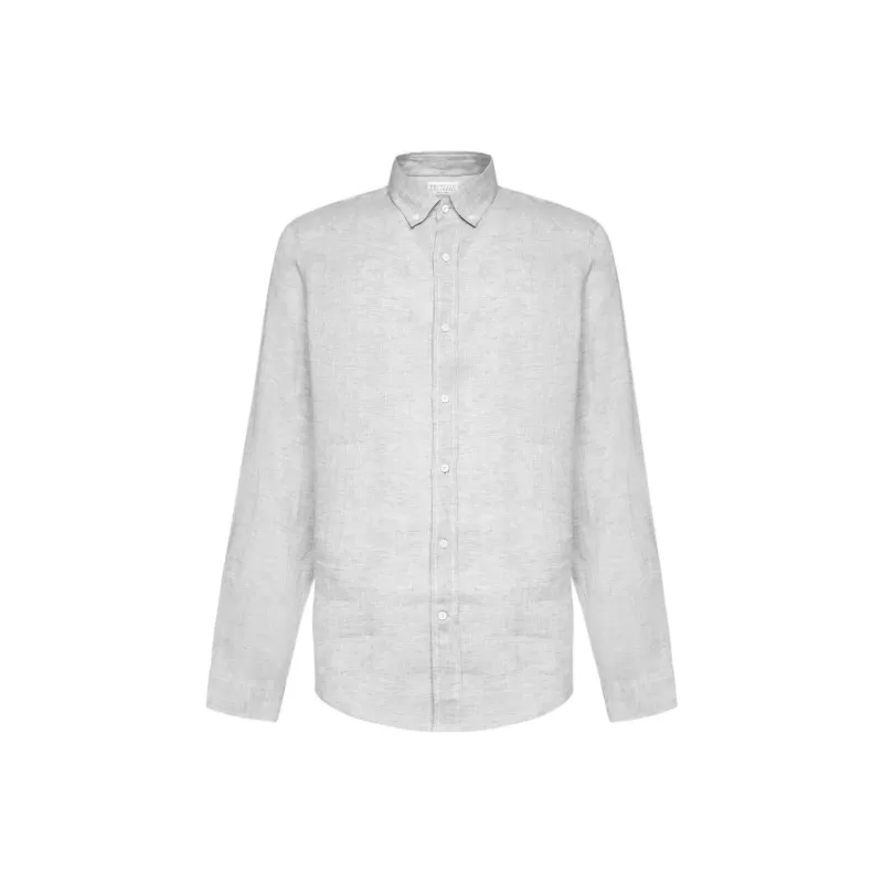 Brunello Cucinelli Button down Linen Shirt-0