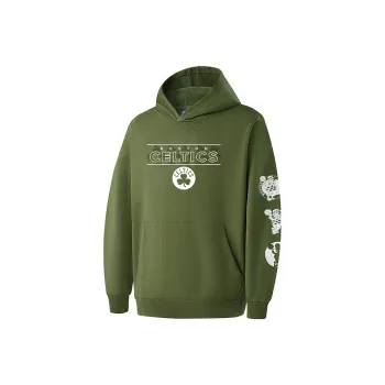 NBA Celtics Team Sweatshirts Men Army Green