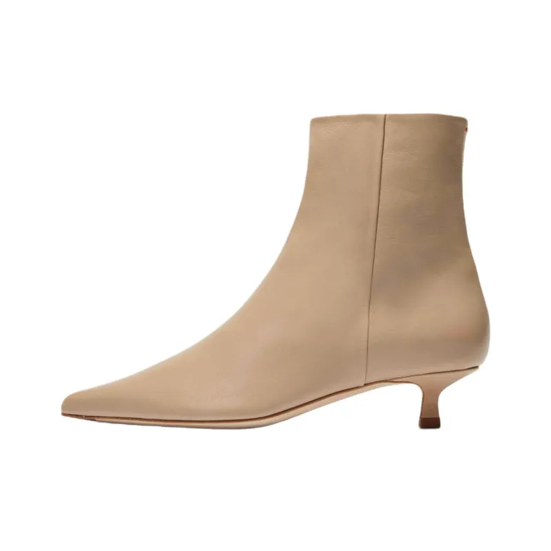 Aeyde Sofie Ankle Boots 3.5cm Women's Khaki-0