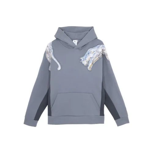PUMA x HajimeSorayama PUMA X Empty Mountain Base Co branded Model Sweatshirt Unisex Gray