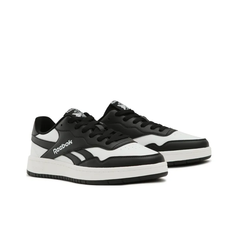 Reebok BB 1000 Anti Slip Wear Resistant Low Top Basketball Shoes Unisex Black White-1