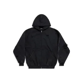 Balenciaga Paris Moon Cotton Hoodie