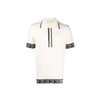BALMAIN Polo Shirts Men White