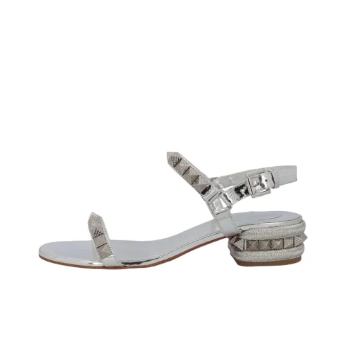 CL LUBOTING One Strap Sandals Women's Silver