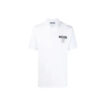 MOSCHINO Polo Shirts Men White