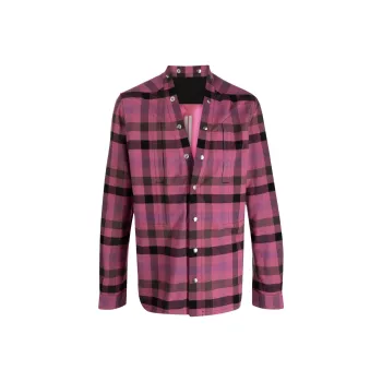 RICK OWENS Shirts Men Pink