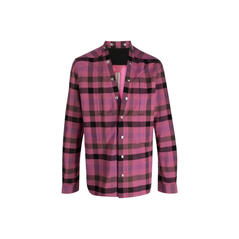 RICK OWENS Shirts Men Pink-0