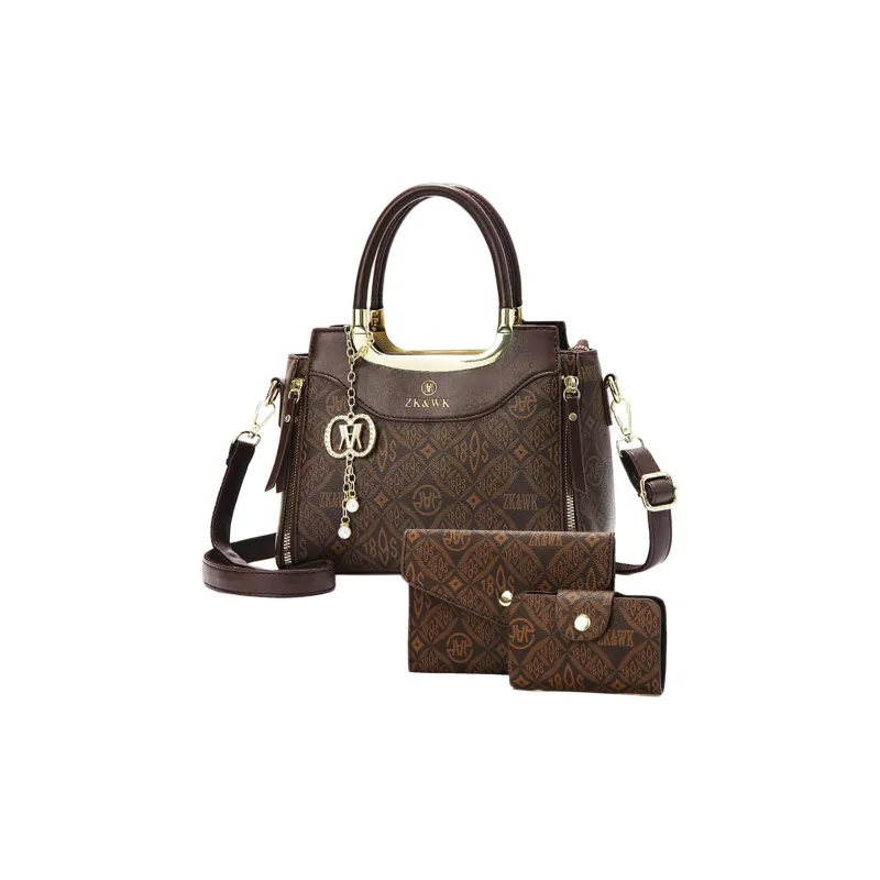 Weymond Artificial Leather Crossbody One Shoulder Handbag Women's Ecru/Earth Yellow/Coffee-0