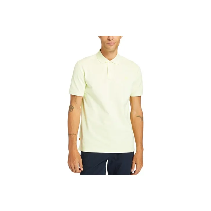 Timberland Polo Shirts Men Yellow-0