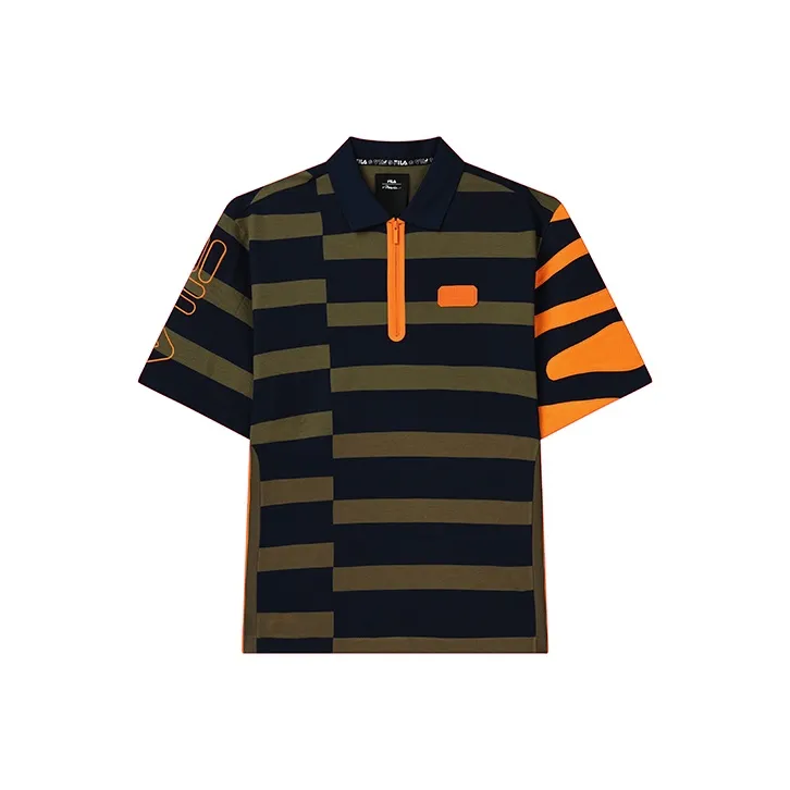 3.1 Phillip Lim X FILA 3.1 Phillip Lim Collaboration Collection Polo Shirts Men Dark Army Green-0