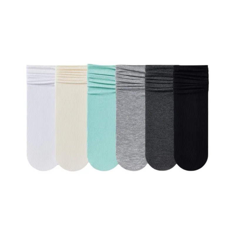 Temooues Mid Calf Socks Women's Combo Set-11