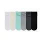 [6 Pack 7A Antibacterial, Cool Stack]White+Milk White+Sea Salt Blue+Light Gray+Dark Gray+Black