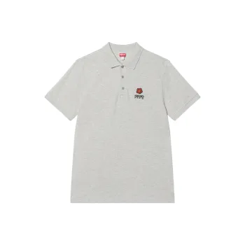 KENZO Boky Flower Embroidered Polo Shirt