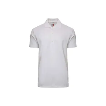 THOM BROWNE Classic Pique Stripe Relaxed Polo Shirt