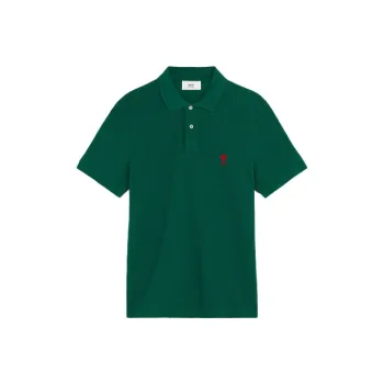 AMIPARIS Polo Shirts Men Dark Green