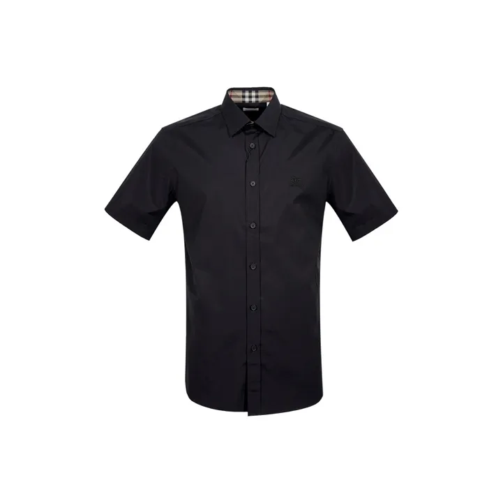 Burberry Shirts Men Black-0