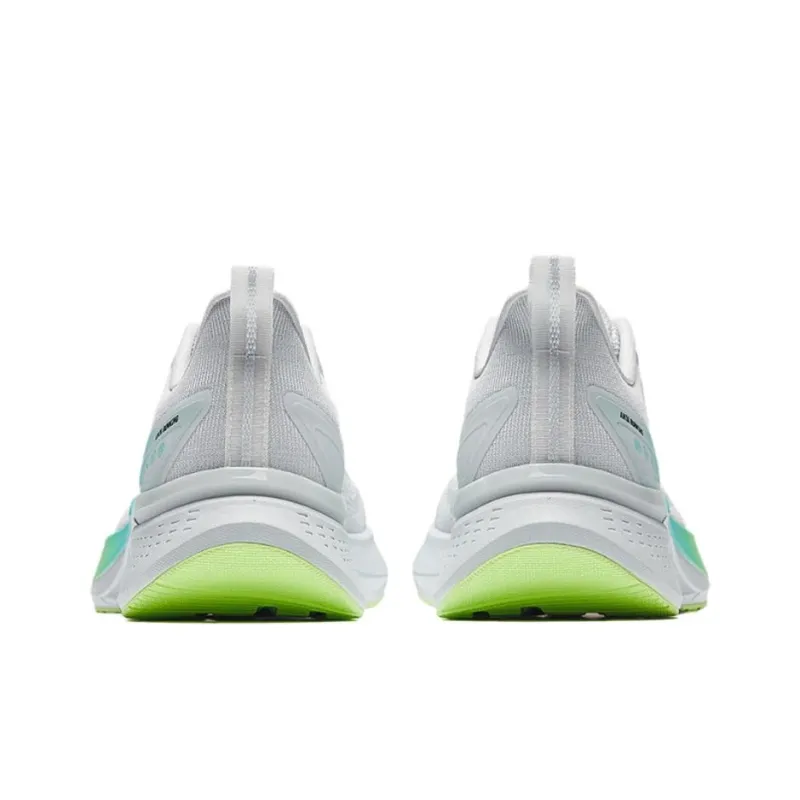 Anta Hydrogen Run 7 Slip Resistant And Breathable Low Top Casual Running Shoes Men's Gray Blue Green-3