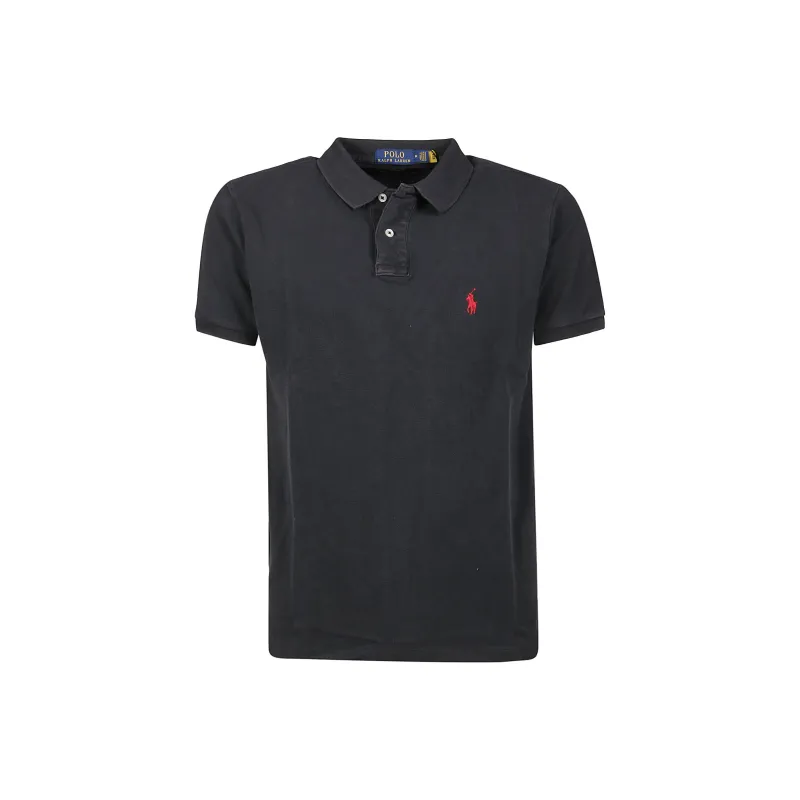 Polo Ralph Lauren Polo Shirts Men Black-0