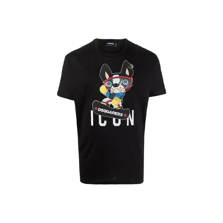 DSQUARED 2 T Shirts Men Black-0