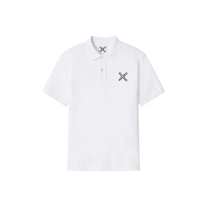 KENZO Polo Shirts Men White-0