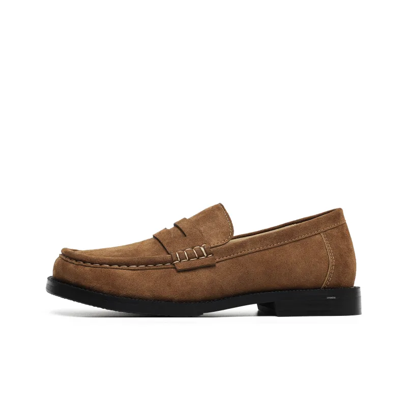 Hong Kong Meng Abrasion Resistant Breathable Low Top Casual Shoes Men's Brown-0