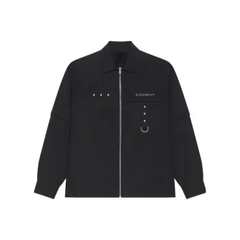 Givenchy D Ring Zipped Shirt