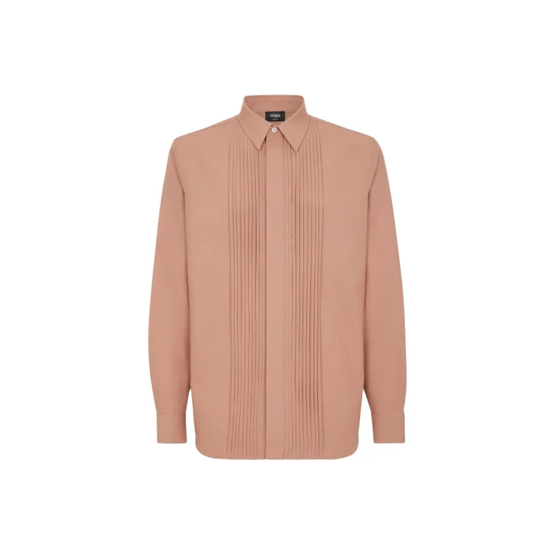 FENDI Shirts Men Brown-0