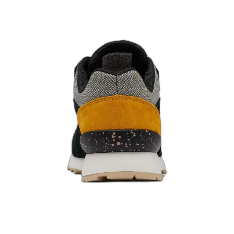 Columbia Wildone Anti Slip Wear Resistant Low Top Hiking Shoes Women's Black Yellow-3