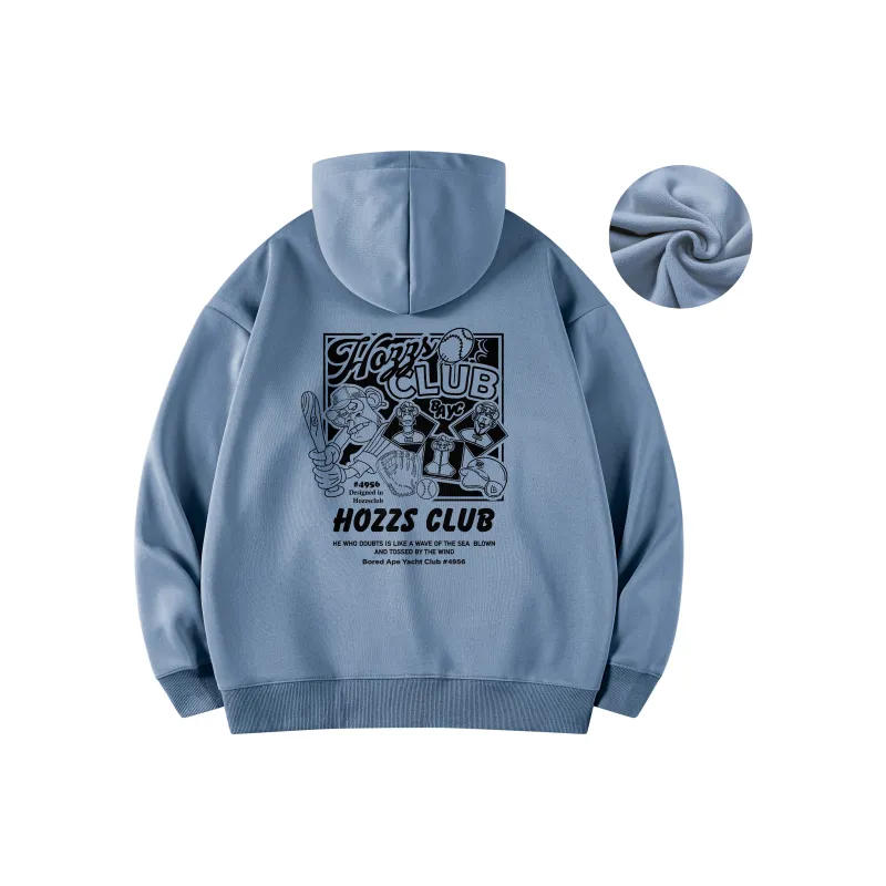 HOZZS x WULIAOYUAN LIANMINGKUAN Pullover Hooded Fleece Lined Hoodies & Sweatshirts Unisex-17