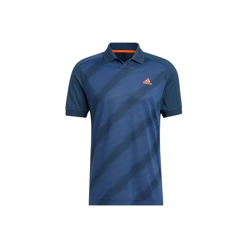 Adidas Polo Shirts Men Dark Blue-0