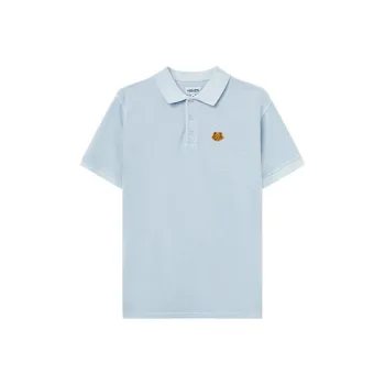 KENZO Classic Tiger Head Polo Shirts Men Blue