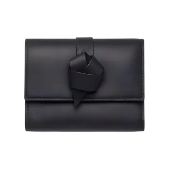 Acne Studios Cow Leather Wallet Women's Black