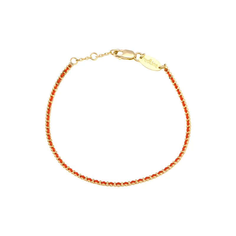 Redline 18K Gold Bracelets Women's Red-1